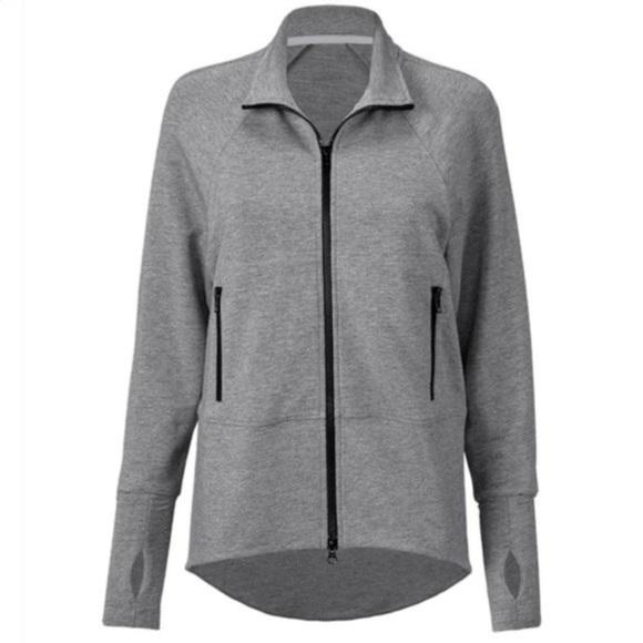 Cabi Heather Gray Pivot Jacket Zip Front #3732 Womens Size XS - Picture 2 of 11